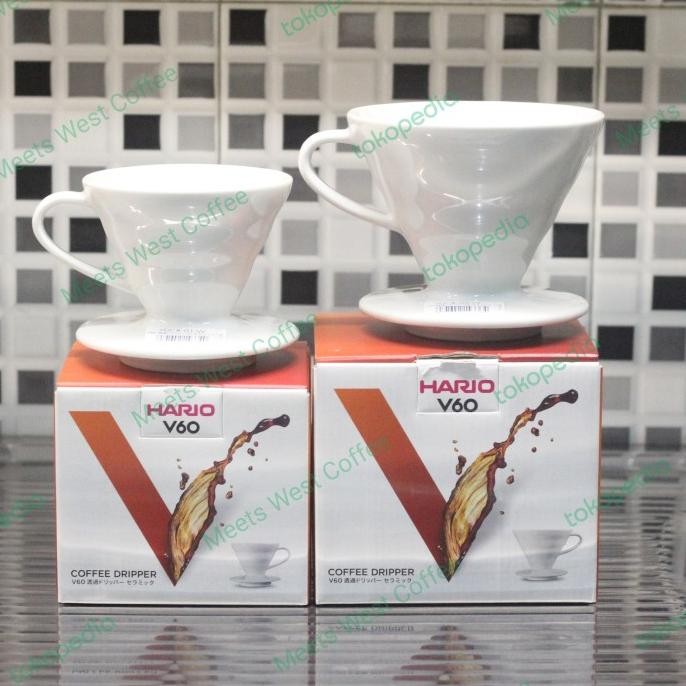 Hario V60 Dripper Ceramic 01 White HEMAT