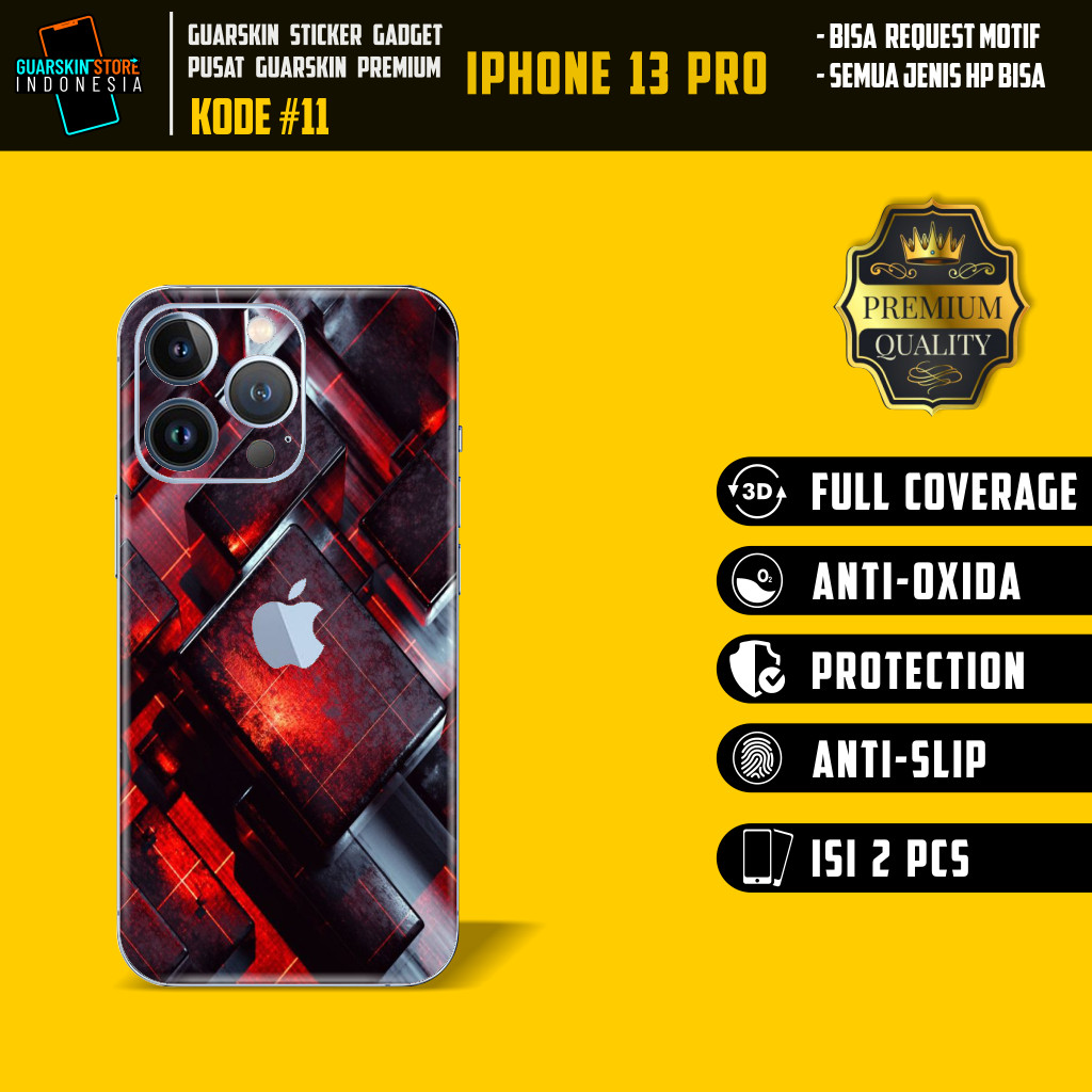 Promo2pcs - Apple IPhone 13 Pro Garskin Stiker/not Case Premium Quality CustomCOD
