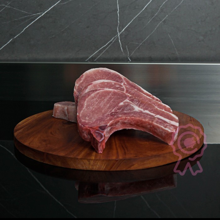 

Bone-In Pork Chop - Steak Cut Slice - Lokal 500G (Frozen)