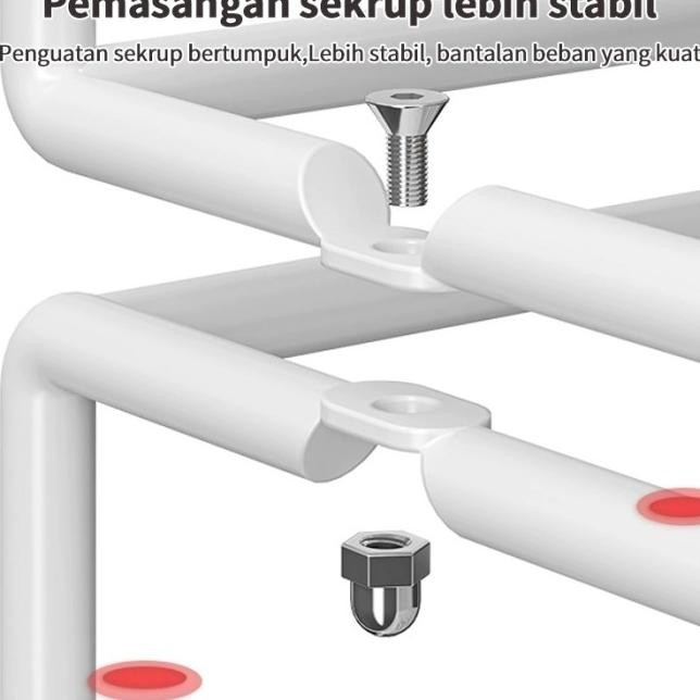 Rak Piring Tarik Rak Laci Piring Rak Dapur Serbaguna Lemari Piring