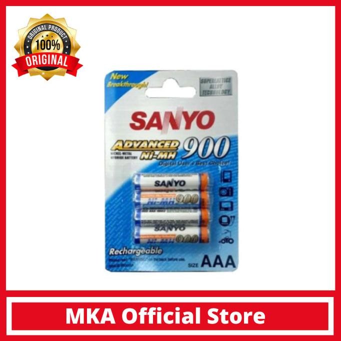 

TERSEDIA SANYO AAA BATTERY [900 MAH/ 4 PCS]