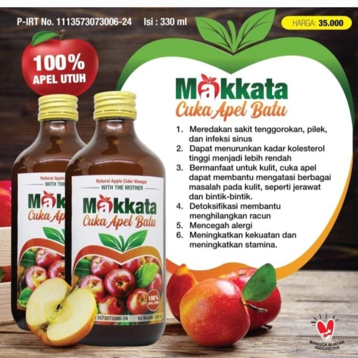 

JUAL cuka apel makatta