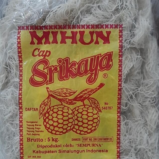 

Bihun Hun Sempurna Pematang Siantar Medan Cap Srikaya 5Kg 5 Kg