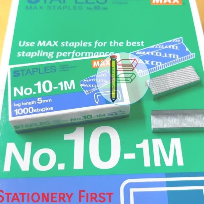 

Isi Staples Max No. 10 Isi Stapler Max Hd-10 Per Pa Isi 20 Kotak