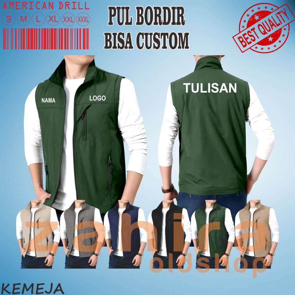 Kemeja Pria Tactical Dinas Proyek Lapangan Rompi Pria,Rompi Motor,Rompi Terlaris,Rompi Formal,Rompi 