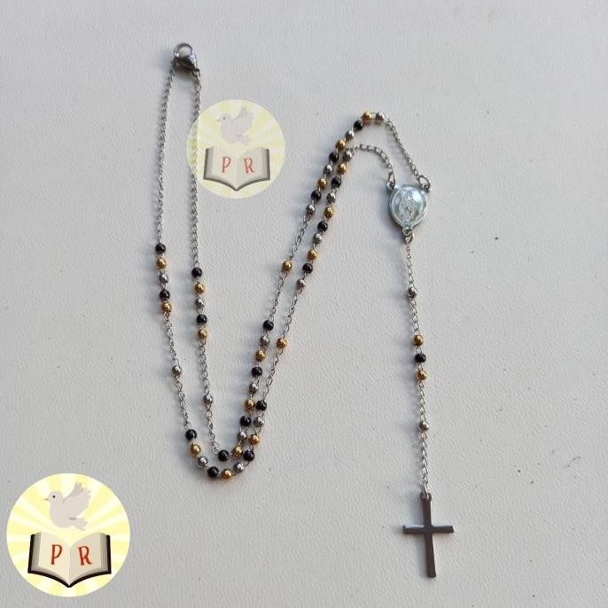 Rosario Titanium 3 warna Rosario Katolik