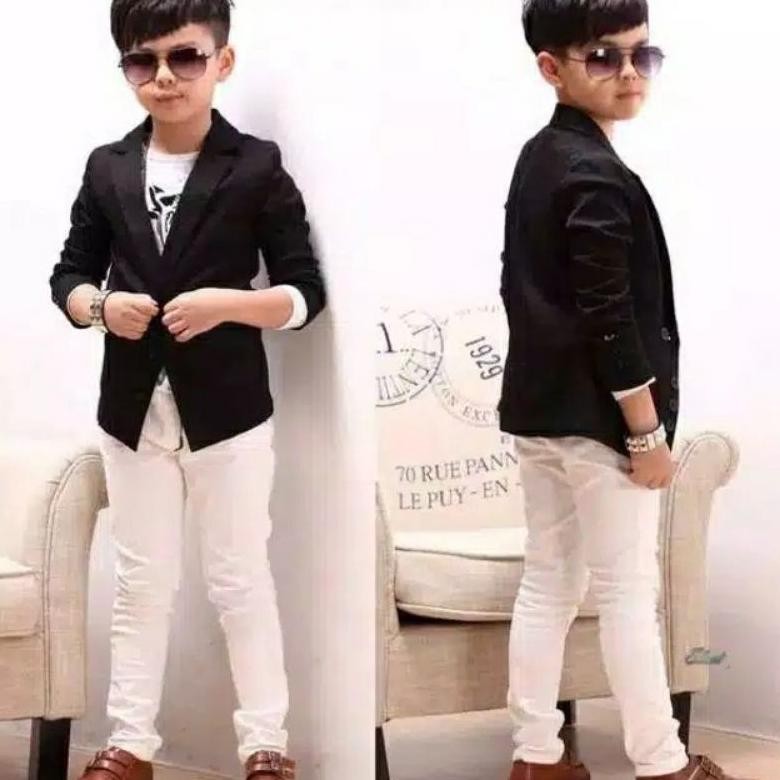 Pan Jas/Blezer Anak Model Slimfit/Jas Anak Keren/ Blezer Anak Keren/ Baju Anak Anak/ Baju Anak Laki 