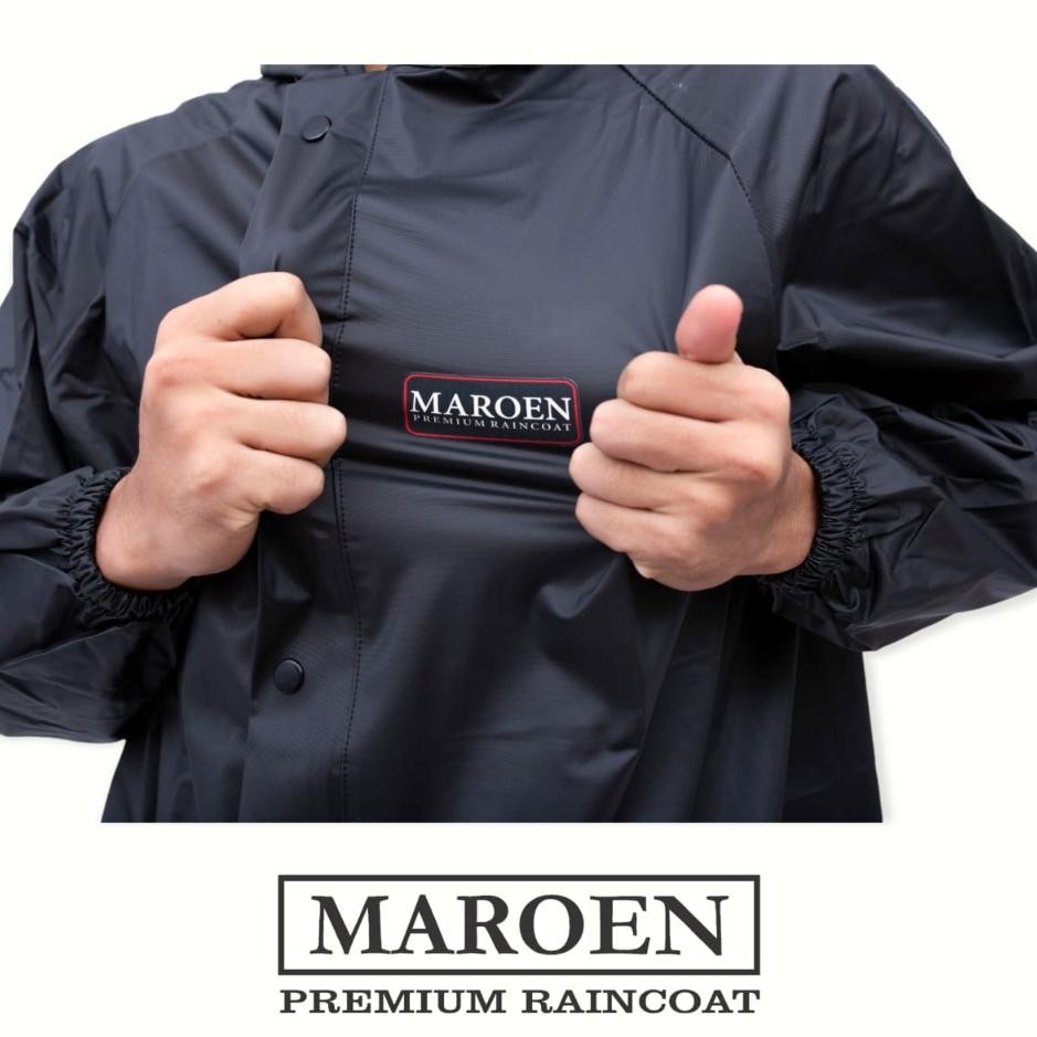 Jas Hujan Setelan Pria Wanita By Maroen Original Bahan Tebal Lentur Anti Rembes Murah Grosir Jas Huj