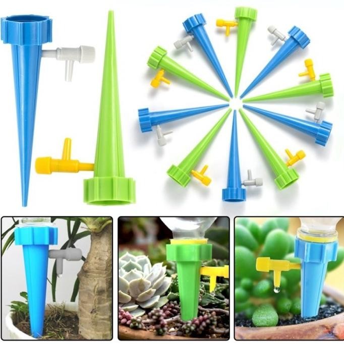 ALAT TETES TANAMAN Otomatis Botol Tancap Pot / Infus Tanaman / Penjaga Kelembapan tanah