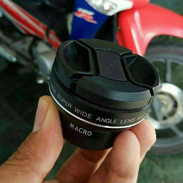 Kons Lensa Apexel Superwide Dan Macro Lensa Wide 0.45X Lensa Super Macro 12.5X Model Penjepit