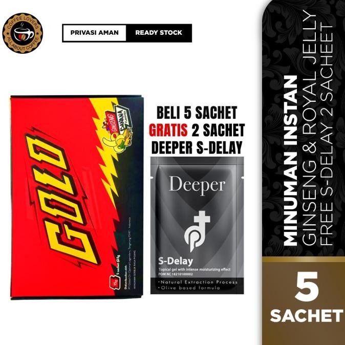 

Golo Banana 1 Box Gratis Deeper S-Delay 2 Sachet - Golo Stamina Pria