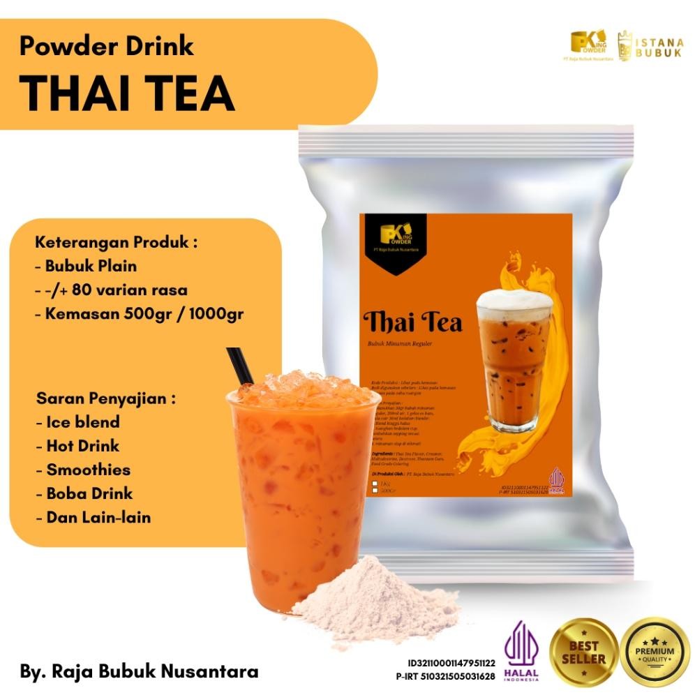 Bubuk Minuman Rasa Thai Tea 1Kg Thai Tea Powder Drink Bubuk Thai Tea Thai Tea Bubuk Powder Thai Tea