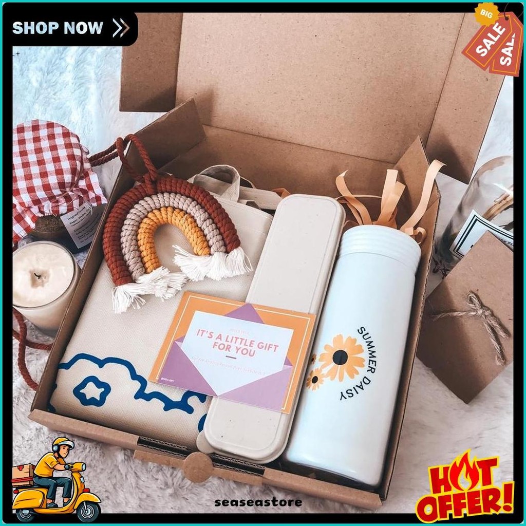 

Gift Box / Kado Lebaran / Hampers Wisuda / Hampers Ulang Tahun / Hampers Anniversary / Hampers Lebaran / Natal / Christmas / Hari Guru / Hari Ibu / Dll - Totebag Edition (Lagi Diskon)