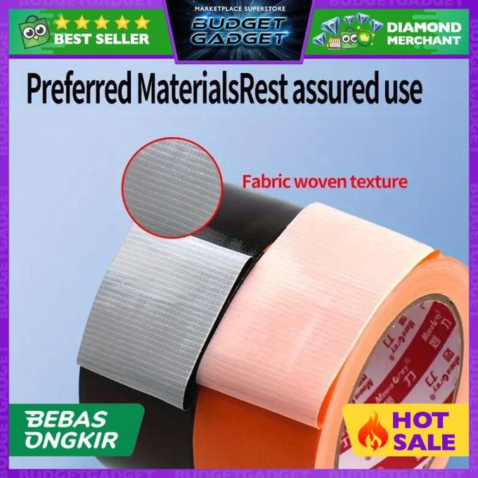 

TAFF Lakban Kain Karpet Multifungsi Adhesive Cloth Tape Writable