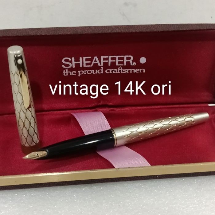 

Farizal - Pena Sheaffer Vintage 14K Original No Waterman Parker Cross Pelikan Mont Blanc
