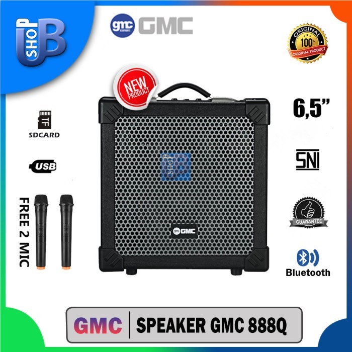 GMC SPEAKER PORTABLE BLUETOOTH 888Q