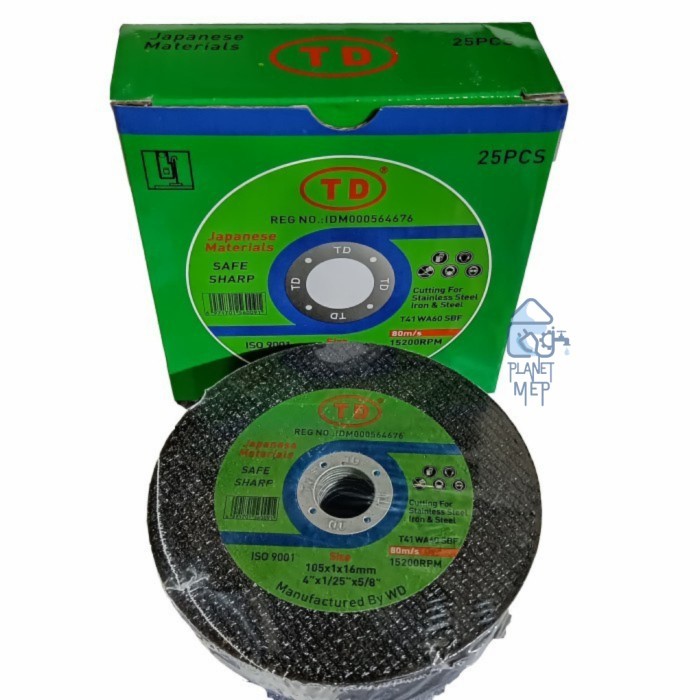 ,,,,,,,] BATU GERINDA POTONG BESI TD 4" by WD