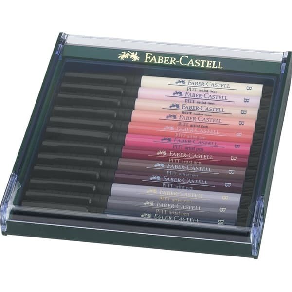 

Ready Faber-Castell PITT Artist Pen Skin Tones Box12