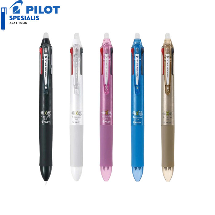 

Ready PILOT FRIXION CLICKER 4 IN 1 0.5 ERASABLE PEN 1 PULPEN 4 WARNA