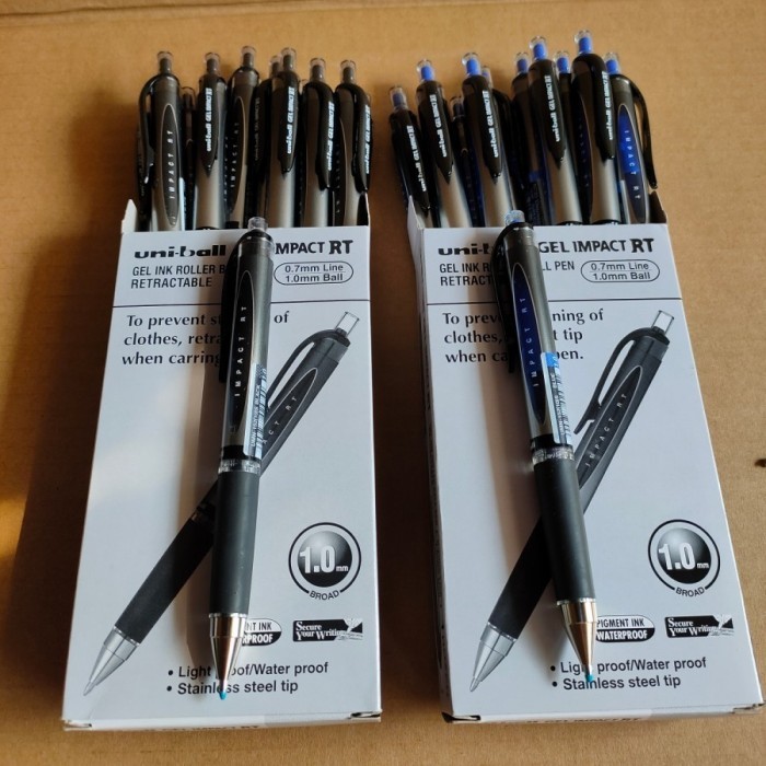 

Ready pulpen uniball gel impact RT umn-152(10)s CETEK water proof