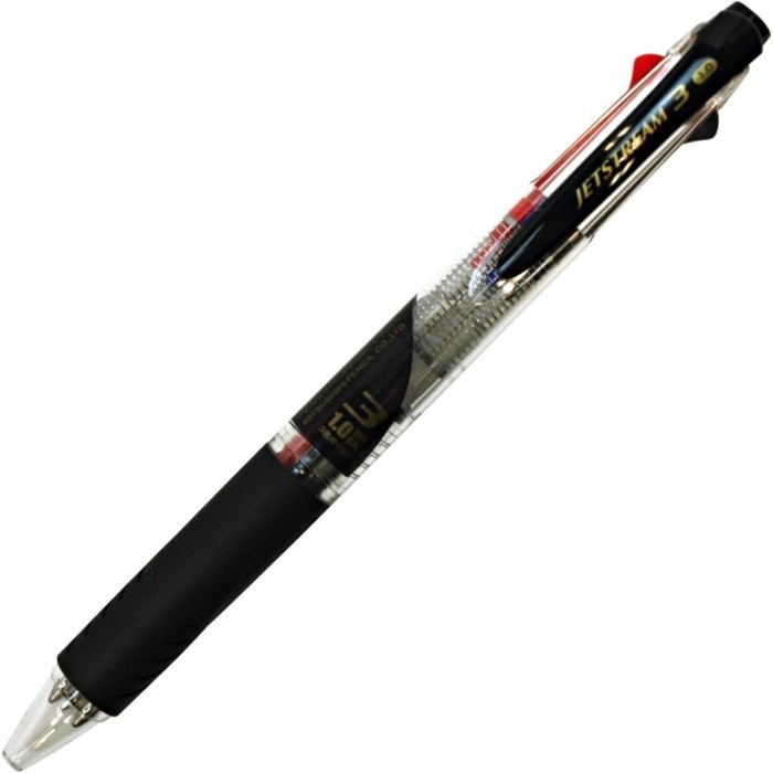 

Ready Uni Jetstream 3 1.0 mm Multicolor Ballpoint Pen SXE340010 Transparent