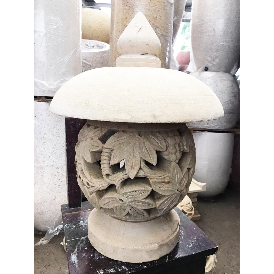 BATU ALAM LAMPION PARAS BULAT BESAR