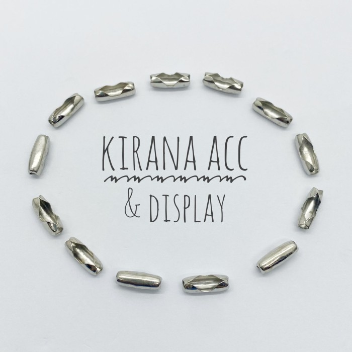 Ready 10.000 Pcs Pengait Rantai Kalung Biji Lada Merica / Kaitan Biji Bambu