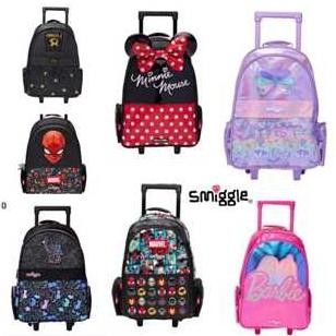 Tas Troli Sekolah anak SD SMP Smiggle replica TROLLEY BAG ANAK Besar awet tebal premium mickey minni