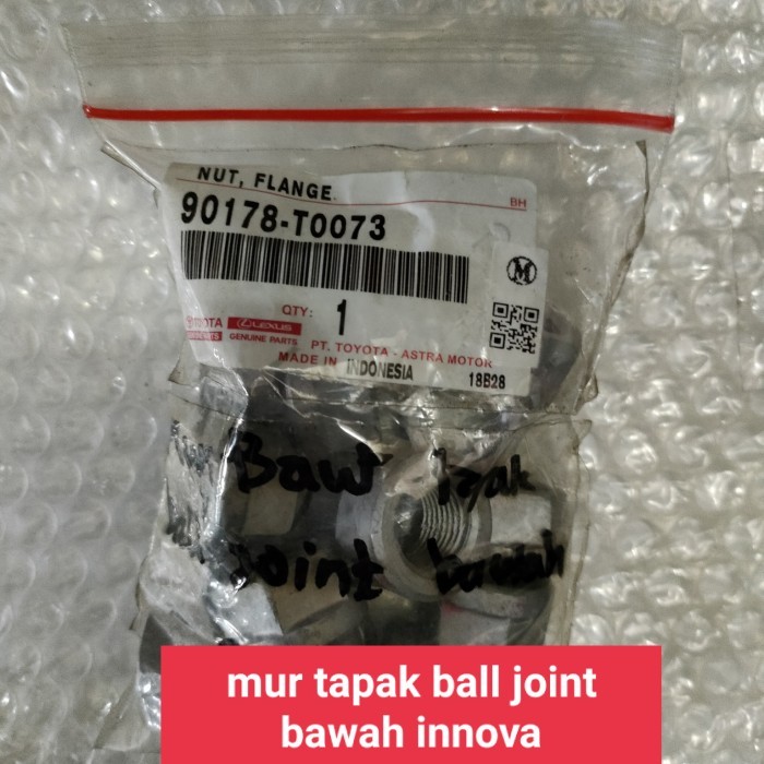 mur tapak ball joint bawah Innova asli original Toyota