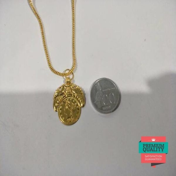 Promo Paket kalung emas asli kadar 700 model koin Keren