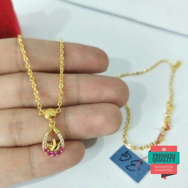 Murah kalung emas asli kadar 875 berat 3 gram Elegan