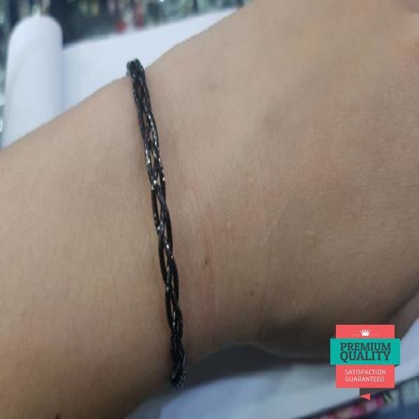 Terlaris Black gold gelang emas asli kadar 750 Keren