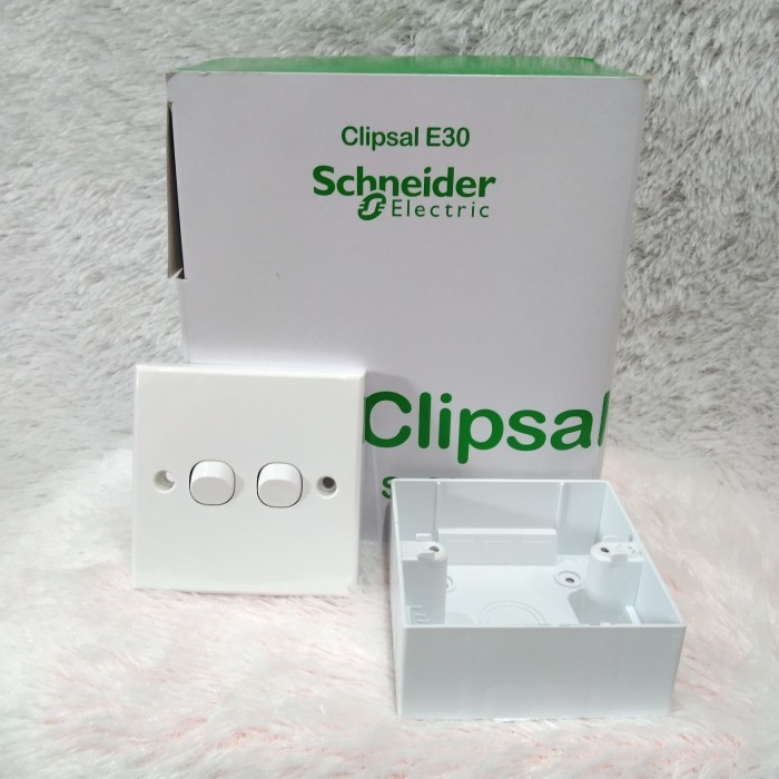 Saklar seri classic/clipsal Schneider+inbow dus timbul Hiro