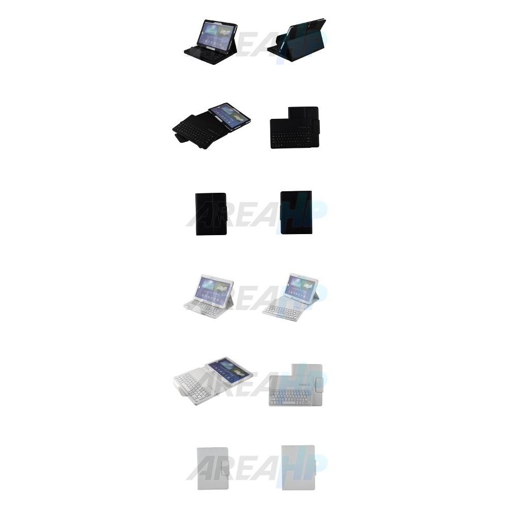 Samsung Galaxy Note 10.1 2014 P601 Keyboard Leather Flip Cover Case