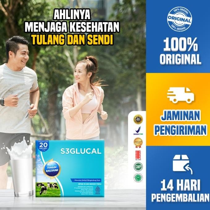 S3GLUCAL S3 Glucal Suplemen Tulang & Sendi Original