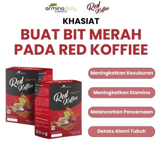 

Redkoffie kopi merah pertama di Indonesia