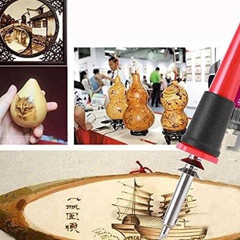 

TERMURAH - Solder lukis kayu Alat Lukis Bakar Wood Burning Pen Pyrography solder menggabar serbaguna 5 set dan 37 Set