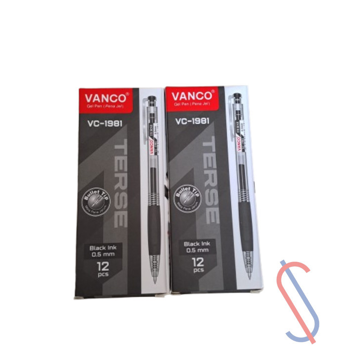 

_^_^_^] Pulpen Vanco VC-1981 Gel Pen 0,5mm