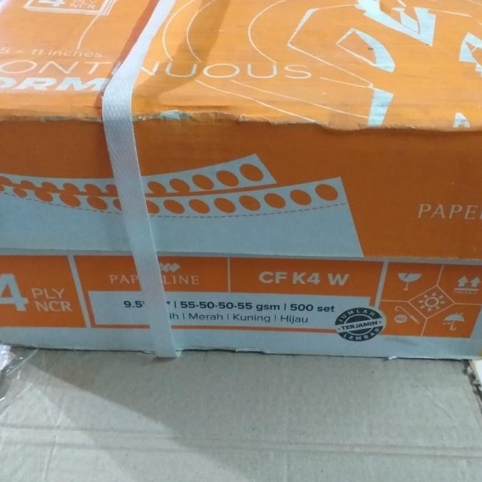 

BEBAS ONGKIR - kertas continuous form 4 ply 9,5x11 paperline/sinar dunia murah
