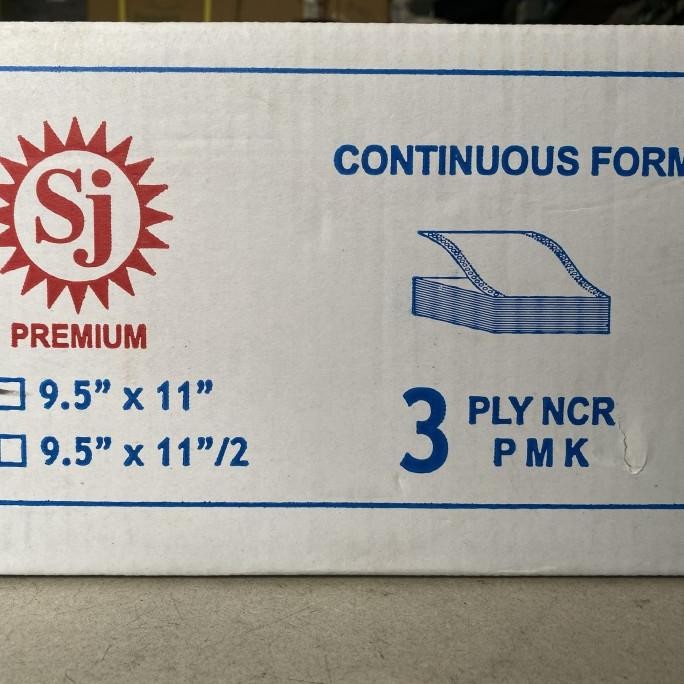 

TERBARU - Continuous Form/ Kertas Komputer SJ 91/2x11 3Ply:2 (K3:2)