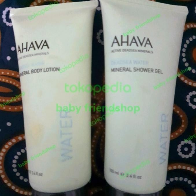 AHAVA mineral water shower gel /body lotion
