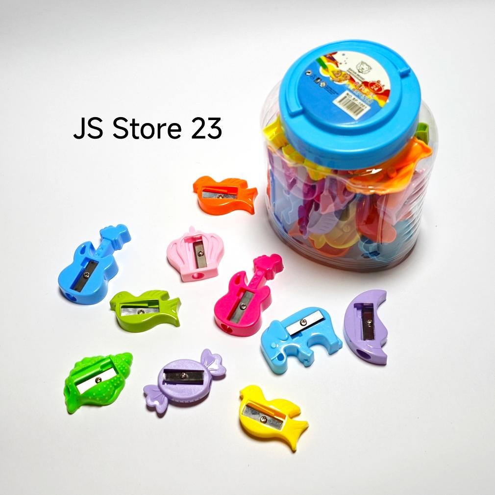 

Trend (24Pcs)Rautan Tabung Fancy Karakter Animal Gitar Candy Mix / Orotan Fancy Tabung Mix Per Toples Trend