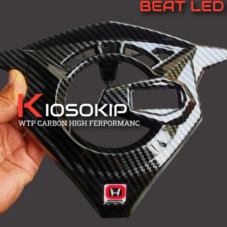 COVER SPEEDOMETER BEAT DELUX CARBON SPIDO BEAT DELUX CARBON cover panel spidometer beat delux carbon