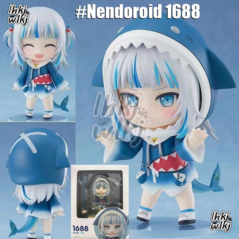 YouTuber Virtual Nendoroid Gawr Gura Action Figure 1688 Koleksi Model Boneka Souvenir Hadiah |vHieMu