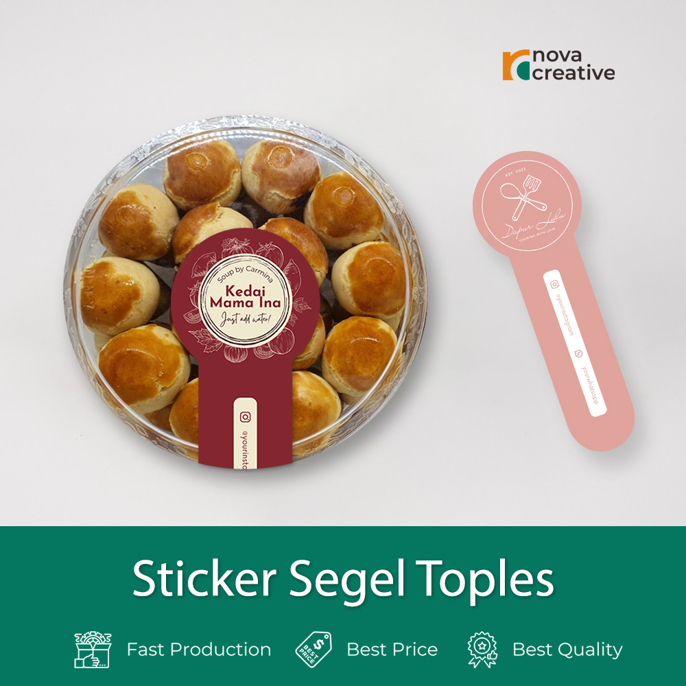 

Stiker Segel Toples Sticker Toples Kue Kering Hampers Cetak Stiker Toples