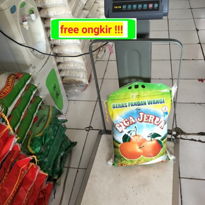 

TERBARU BERAS MEREK CAP TIGA JERUK 10 KG PULEN ENAK ALAMI MURAH- GOSEND