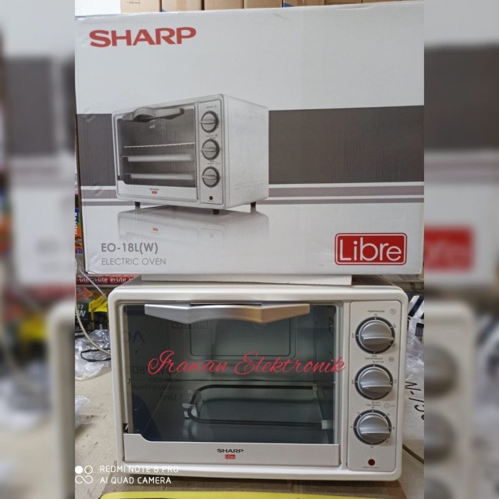 Sharp Oven EO 18 LW EO18L EO18LW Oven Listrik 18L