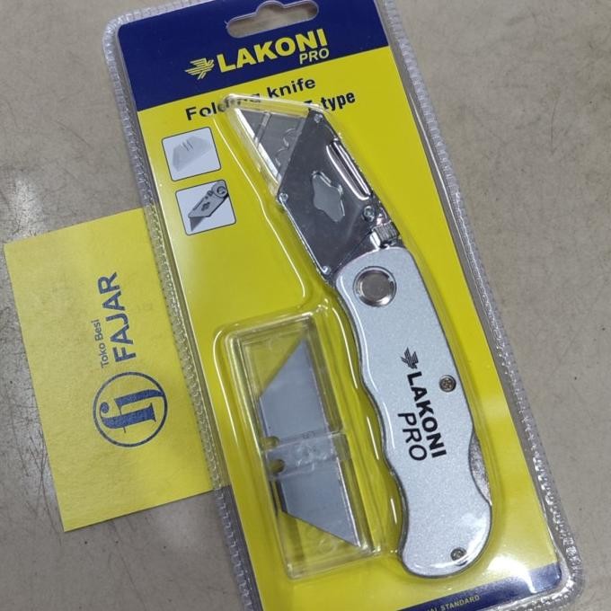 

#@#@#@#@] Utility folding knife T type pisau cutter lipat tebal kuat tajam kokoh