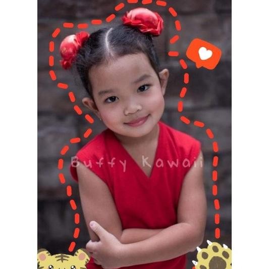 """] Jepit Imlek pompom anak small hairpin cheongsam CNY chunli chinese asi