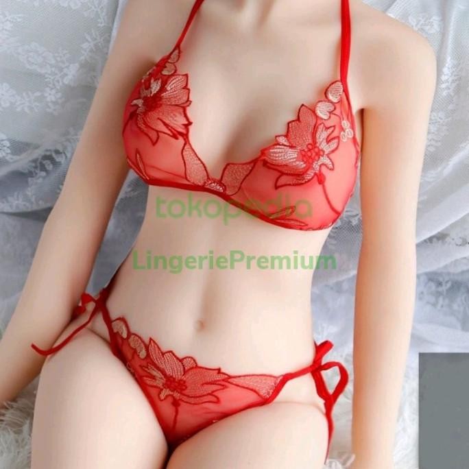 Terlaris bikini transparan set cd bra SALE